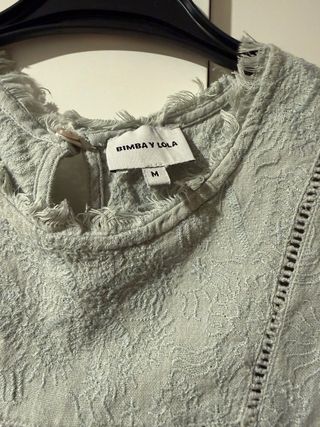 Blusa Bimba y Lola gris talla M