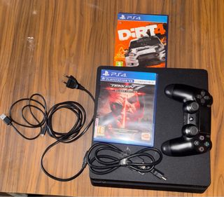 PS4 (Playstation 4) + Mando + Tekken 7 + Dirt 4