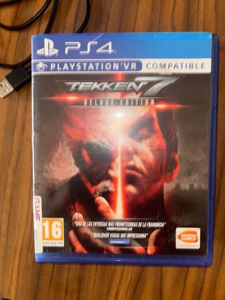 PS4 (Playstation 4) + Mando + Tekken 7 + Dirt 4