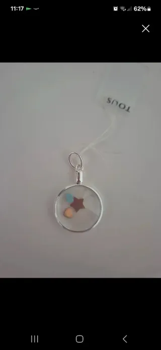 Colgante Tous Corazón Multicolor