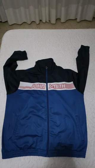 Chaqueta John Smith Talla XL Negra y Azul