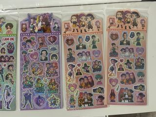 Pegatinas brillantes K-Pop Demon Hunters