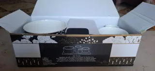 Set aperitivo ceramica e bambù