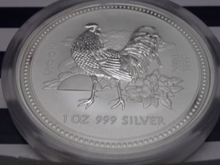 Moneda Plata 999 Australia Gallo 2005 1oz