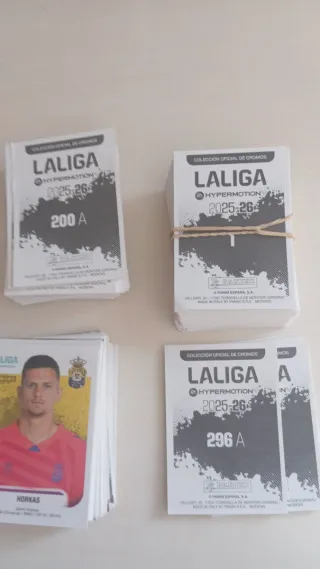 150 Cromos Liga Hypermotion SIN repetir