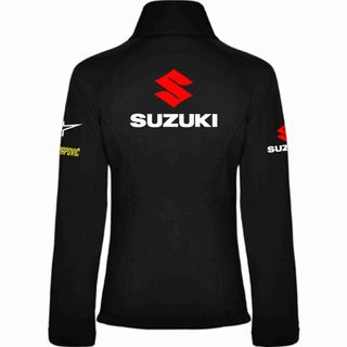 CHAQUETA MOTO CORTAVIENTOS SOFTSHELL TIPO SUZUKI