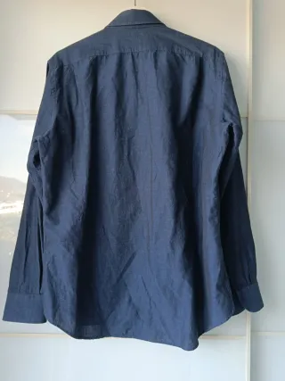 Camisa Bagutta Azul Oscuro