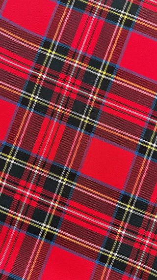 Tessuto scozzese in misto lana stretch