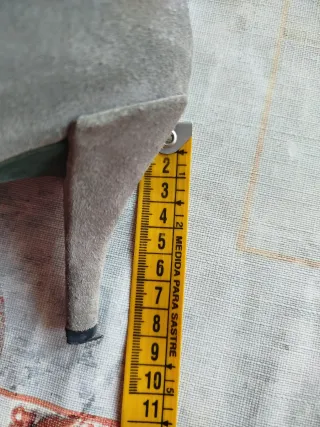 Zapatos ante y bolso terciopelo