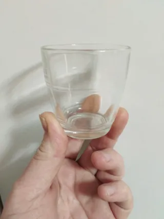 Vaso di vetro per caffè