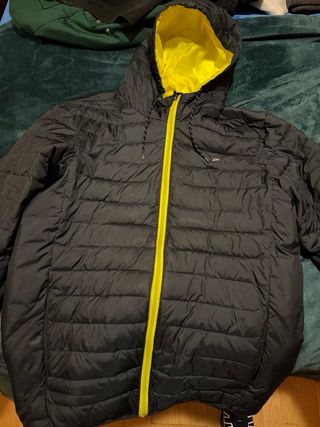 Chaqueta Quiksilver Invierno Negra y Amarilla