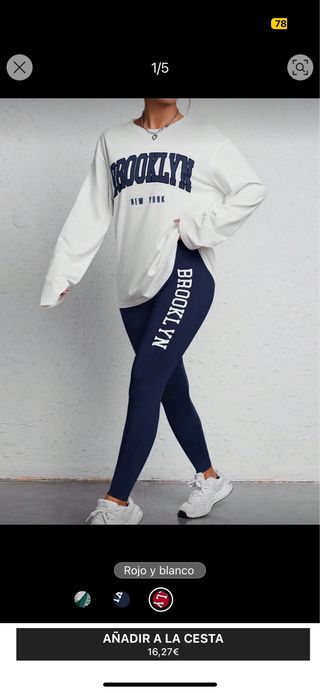 Conjunto deportivo Brooklyn mujer