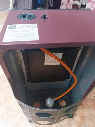 Estufa de gas butano