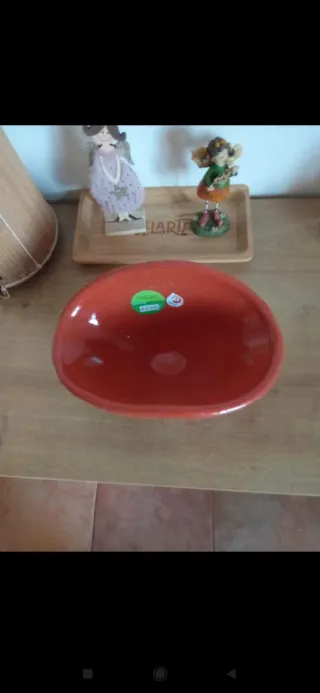 Alguidar de barro para arroz