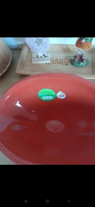 Alguidar de barro para arroz