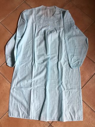 Vestaglia azzurra nuova