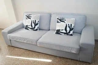 Sofá Ikea Kivik 3 plazas gris