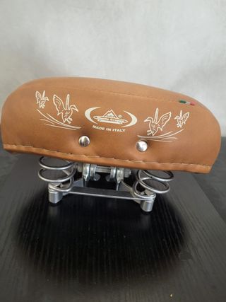 Sella da bici vintage marrone