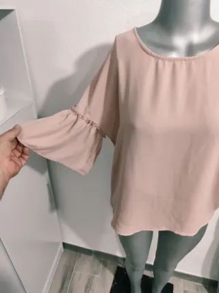 Blusa Stradivarius Talla S Rosa