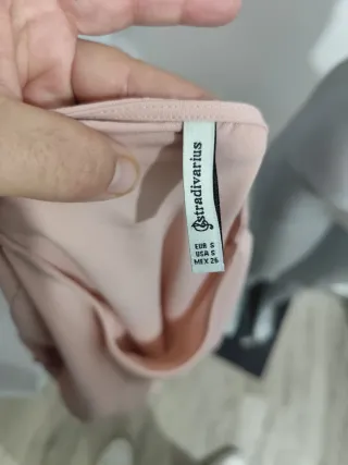 Blusa Stradivarius Talla S Rosa