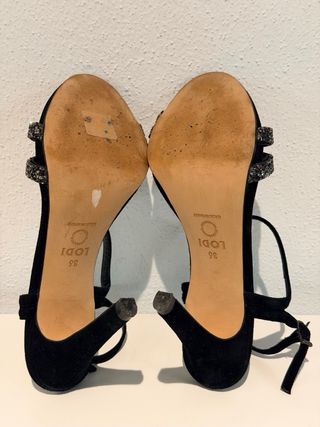 Sandalias LODI negras pedrería