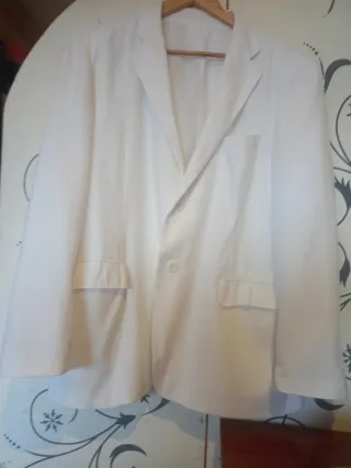 Americana caballero blanca T54