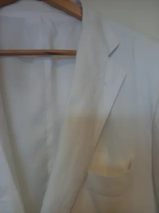 Americana caballero blanca T54