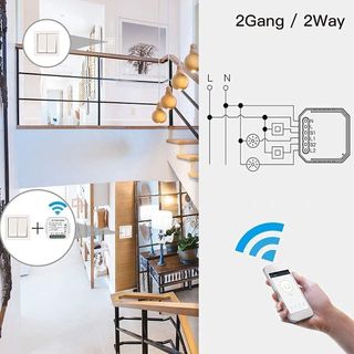 Modulo Smart Interruttore Wi-Fi HOMCLOUD