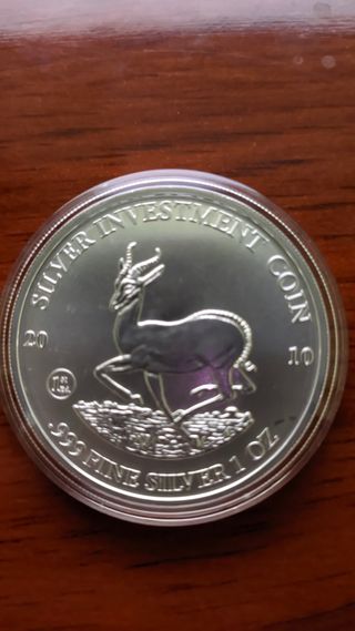 Moneda Malawi 2010 Plata 1oz 999