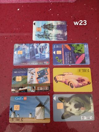 7 Carte Telefoniche Spagna