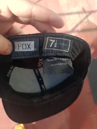 Gorra Fox Negra y Azul