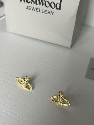 Pendientes Vivienne Westwood Orb Dorados