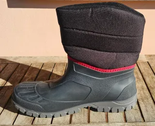 Stivali invernali neri imbottiti