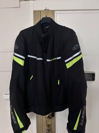 Chaqueta de moto Rainers negra