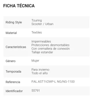 Pantalón moto Alpinestars mujer Talla XS