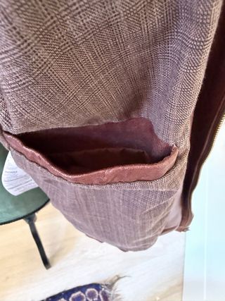 Giubbotto uomo in vera pelle marrone100% tg L