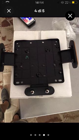 Piaggio 1B009760 Porta targa con catarifrangenti