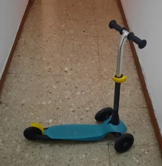 Patinete infantil 3 ruedas azul