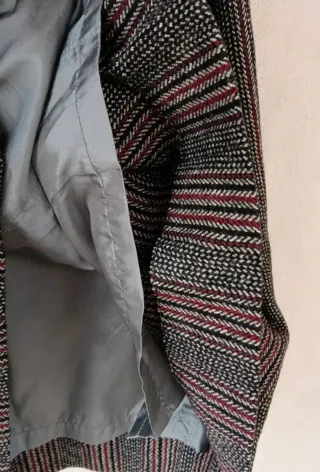 Completo tailleur sartoriale donna, tg 48, lana