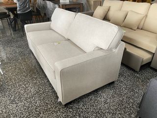 Sofá Cama Beige Sistema Italiano