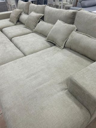 ¡¡Increible!! sofá rinconera y cama + cojines