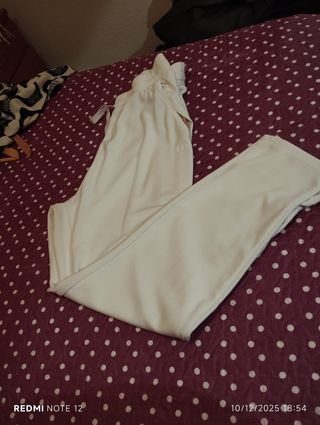 Blusa rosa con volantes talla 50/52