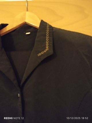 Blusa rosa con volantes talla 50/52