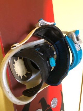 Tabla de Snowboard con Fijaciones