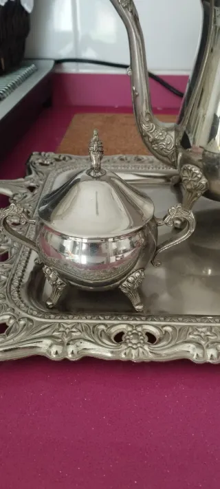 Juego de café alpaca