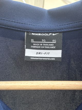 Polo Nike Dri-Fit Manga Corta Azul Marino XL