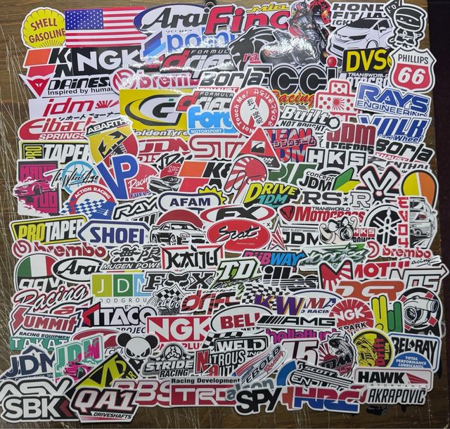 117 Pegatinas Racing Coche y Moto