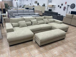 ¡¡Increible!! sofá rinconera y cama + cojines