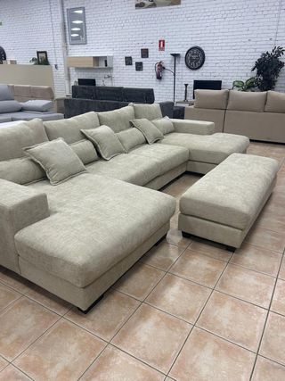 ¡¡Increible!! sofá rinconera y cama + cojines