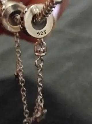 Cadena de seguridad 925 con estrellas